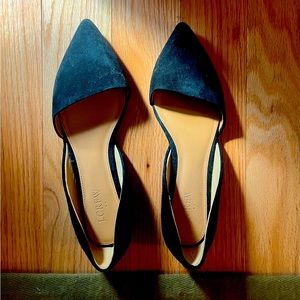 Black J Crew flats